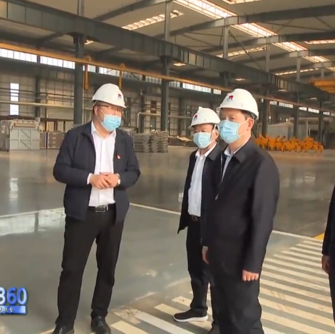 河南省委常委、郑州市委书记安伟到公司参观指导