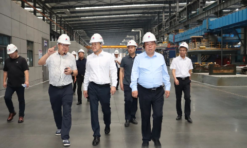 山东省临朐县党政考察团到明泰铝业参观考察